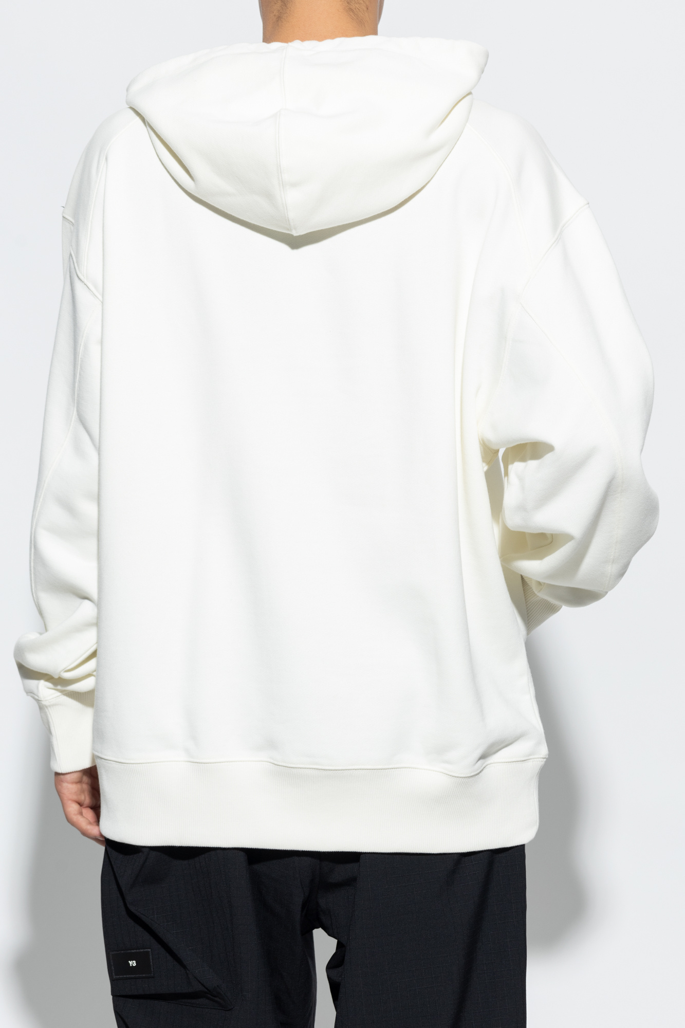 Y3 on sale hoodie white